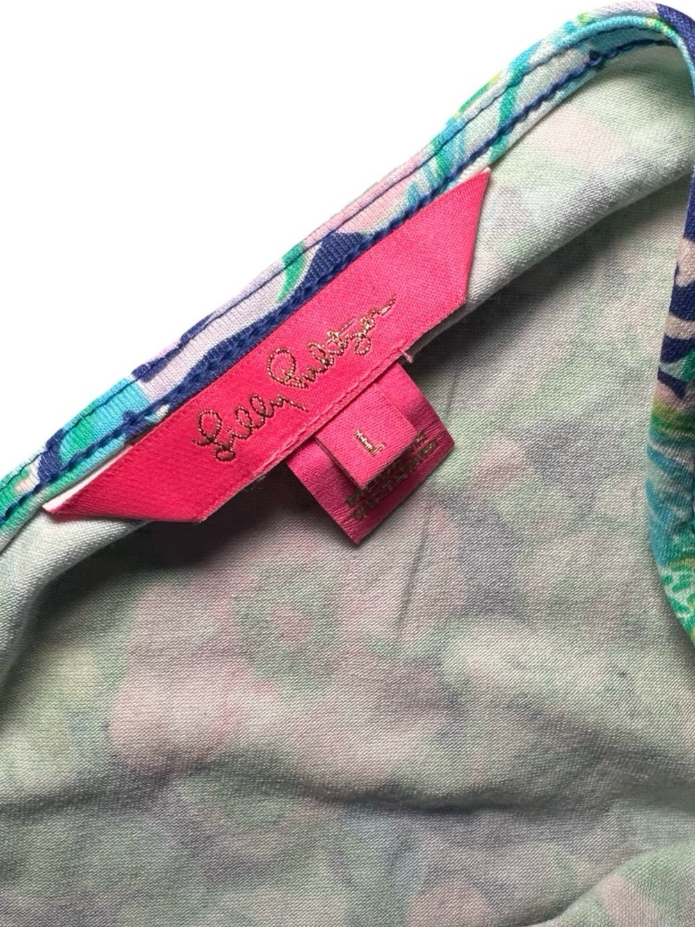 Lilly Pulitzer Parigi Maxi dress in Multi Beak Calm Carry On Large Coastal Chic - Picture 9 of 15